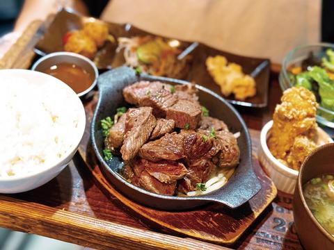 コーデュロイカフェ 大名店 グレンランプステーキ(180g)ジャポネソース