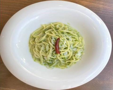 <名物もちもち生パスタ>スマイルオンザテーブル妙蓮寺 シラスと生のりのペペロンチーノ