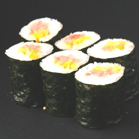 柿家すし 津田沼店 〈細巻き〉 とろたく巻き