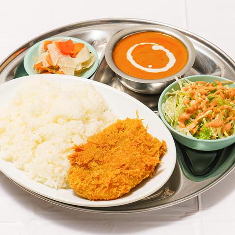 ナマステ ネパール 板橋本町店 ロースカツカレーセット(loin cutlet curry set)