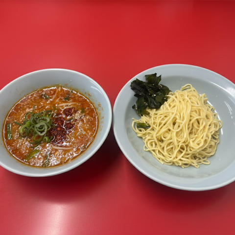 ラーメンショップ 糀谷店 辛味噌つけ麺1.5玉(KaraMiso Tsukemen 1.5)