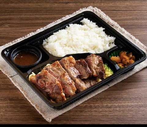 ふらんす亭池袋サンシャイン60通り店 ふらんす亭ランプステーキ弁当450g(一口カレー付)