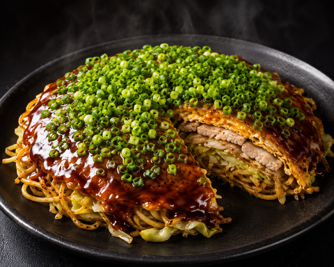 広島焼きルンルン 広島焼き 豚
