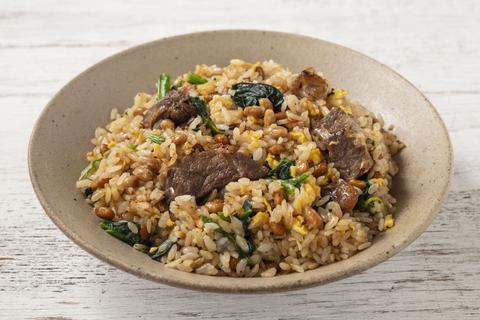 台湾牛肉炒飯 新宿店 Taiwan Beef Fried Rice 【納豆】台湾納豆炒飯 Taiwanese Fried Rice with Fermented Beans