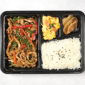 北京料理少将 チンジャオロース弁当