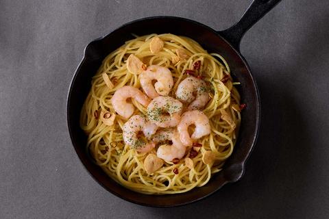 【ニンニク＆絶品パスタ】漢のペペロンチーノ 天王寺店 【おすすめ】ガーリックシュリンプのペペロンチーノ Garlic Shrimp Peperoncino