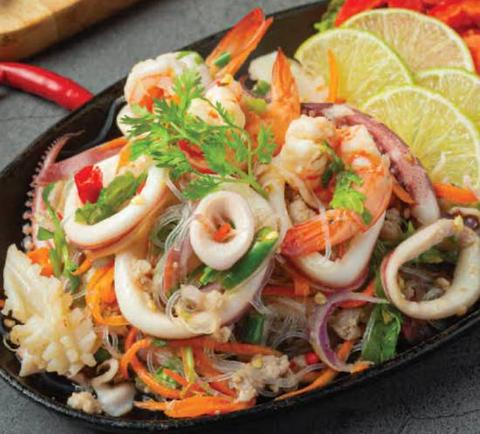 555タイキッチン屋台酒場 ヤムウンセン春雨サラダ Spicy Seafood Glass Noodle Salad