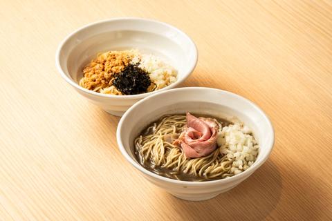 麺処にぼし香 早稲田店 煮干蕎麦+和え玉セット