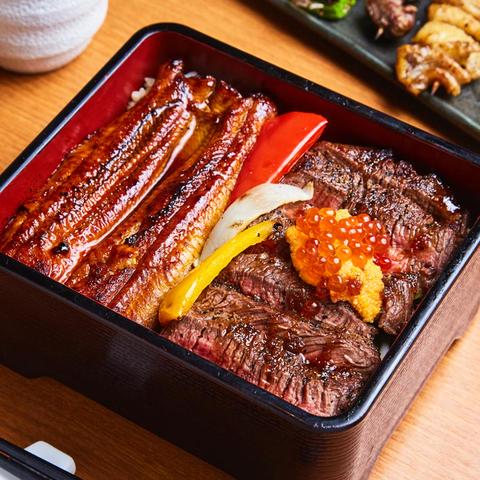 うなぎ御食事処 九寅 黒毛和牛ヒレステーキうな重