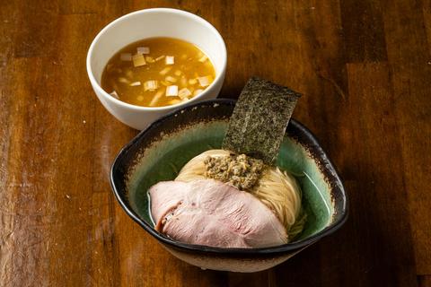 CLAM＆BONITO 貝節麺raik (スープ割付き)貝節昆布水つけそば(潮)