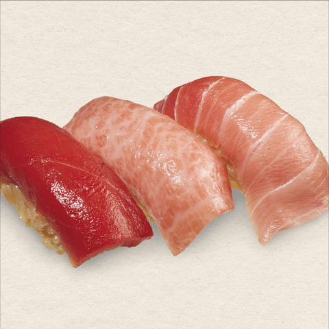回転寿司みさき アリオ西新井店 本まぐろ三貫盛