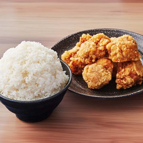 旨い男メシ！特盛がっつり食堂 京橋店 あわせてほぼ1kg！からあげごはんセット(からあげ7個+ごはん700g)