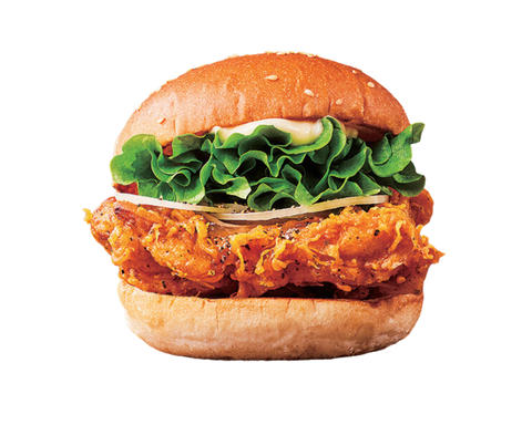 フレッシュネスバーガー たまプラーザテラス店 塩レモンチキンバーガー