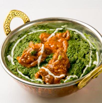 バスナ マトンサグカレー Mutton Sag Curry