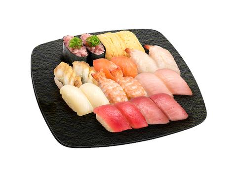 スシロー巣本店 スシローセット10種 2人前（20貫）