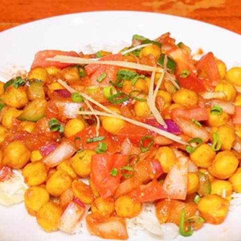 インド料理サッカール チャナサラダ(Chana salad)