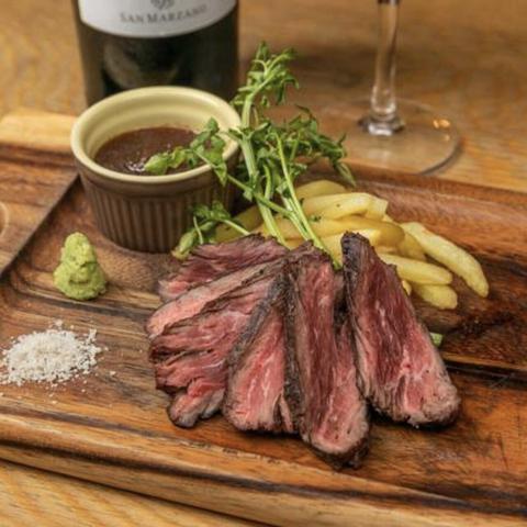 肉酒場ブラチョーラ 練馬店 国産 超長期肥育牛 ハラミ 100g