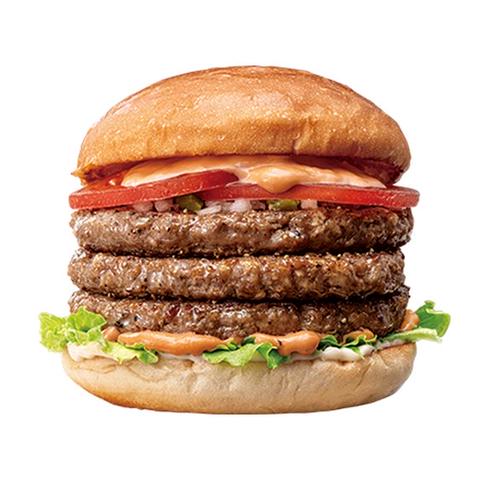 ゼッテリア ZETTERIA 雑色店 【単品】トリプル絶品ビーフバーガー Triple ZEPPIN(Supreme) Beefburger