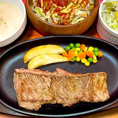 サウザンステーキ 栄町店 ステーキミニタコライスセット