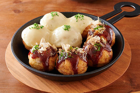 まるちゃんのたこ焼き 和田1丁目店 はっちゃんのたこ焼き ハーフ&ハーフ