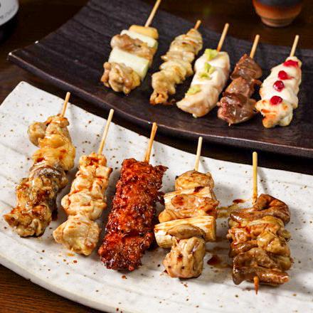 焼鳥が止まらない店 焼き膳 彩鳥 焼鳥おまかせ10本セット