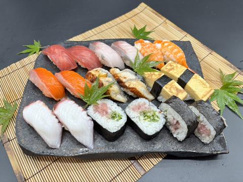 寿司・海鮮丼 がんこ 千里中央店 お得！寿司盛合せ(花)2人前 Great deal！ Assorted Sushi Platter (Hana) for 2 people