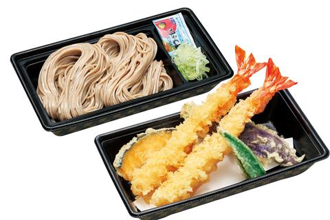 味の民芸 町田成瀬店 大海老天セイロそば(海老2本)