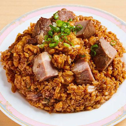 萬来仙閣 角煮チャーハン(肉炒)