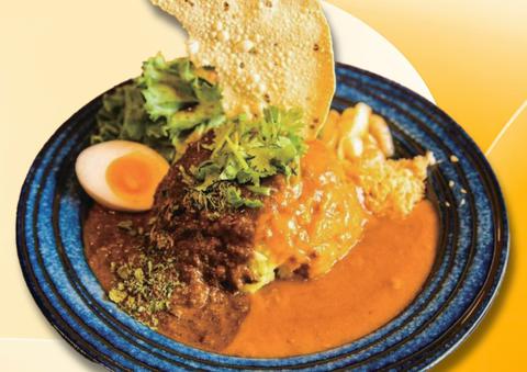 7story.co shinjyuku 2種あいがけカレーDX