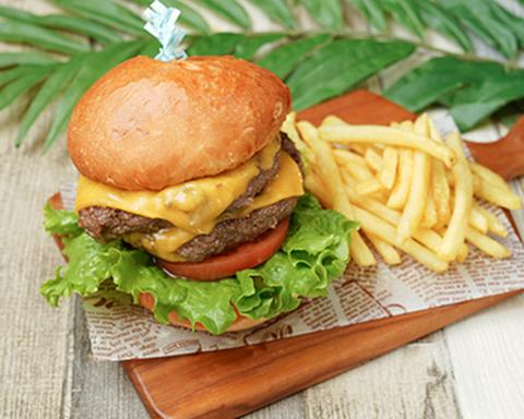 モアナキッチンカフェ 有楽町イトシア店 Wチーズバーガー