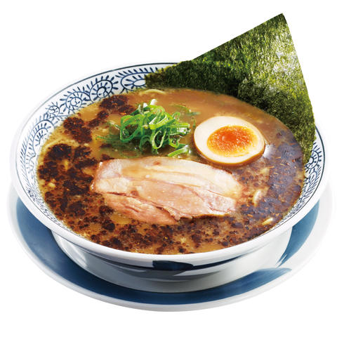 丸源ラーメン練馬関町店 24【焦がしネギ香る】熟成醤油 とんこつ 黒