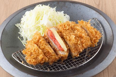 宅配とんかつ かさねや 銀座店 熟成明太子チーズ重ねかつ弁当