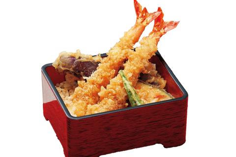 味の民芸 三鷹牟礼店 大海老天重(海老二本)
