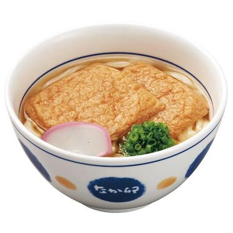 なか卯 西葛西駅前店 きつねうどん Deep-Fried Tofu Udon