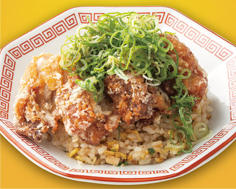大阪王将 向ヶ丘遊園店 葱盛り油淋鶏のせ炒飯