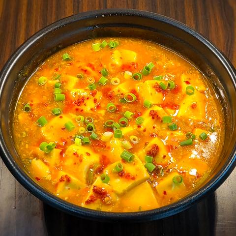 丼デリ成増店 いつもの麻婆豆腐丼 中辛口・ごはん丼 Mapo tofu (spicy hot) bowl