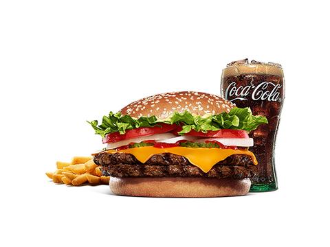 バーガーキング 木場駅前 Burger King Kiba Ekimae ダブルワッパーチーズセット