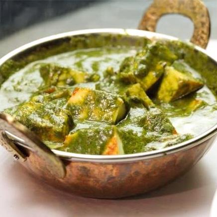 Siddhartha Palace 御嶽山店 ほうれん草パニールカレー Sag Paneer Curry