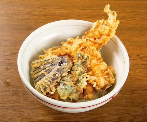 そば処 海老民本店 【数量限定】穴子天丼 [Limited Availability] Conger Eel Tempura Rice Bowl