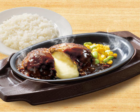 ガスト 西綾瀬店 MO)チーズINハンバーグ弁当