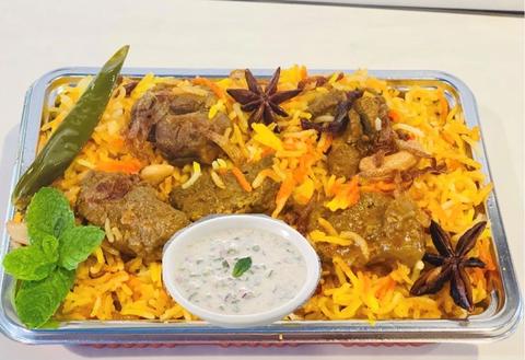 トルコのケバブ(インディアンパレス)Turkish Kebab (Indian Palace) マトンビリヤニ Mutton Biryani