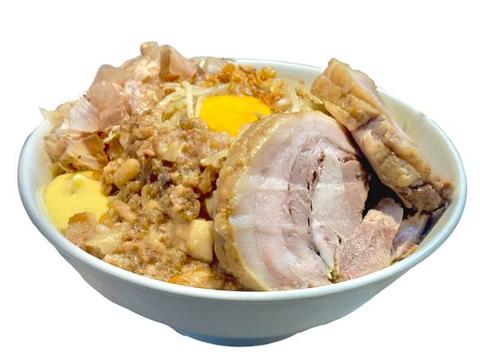 豚ノヴァ 国分寺本店 大汁なし豚2枚(茹で麺)