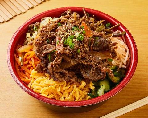 韓ビビンバ石焼家 牛プルコギビビンバ丼 Beef Bulgogi & Bibimbap Rice Bowl