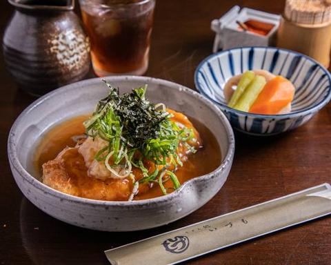 うどん処 いづも みぞれあんかけとんかつ定食 Grated White Radish Ankake Pork Cutlet Udon - Soba