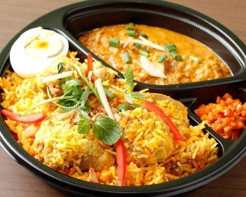 Sita 川崎 チキンビリヤニ＆キーマカレーセット/Chicken Biryani ＆ Keema Curry Set