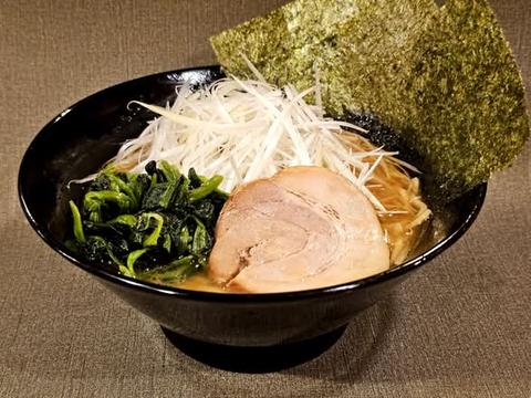 横浜家系ラーメン 幸道家田無店 ネギラーメン油味 NEGI RAMEN SOY SAUCE