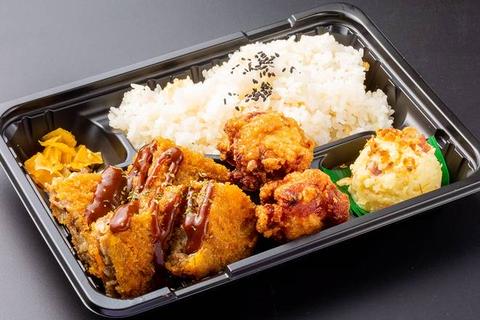 こまつのポテカラ屋 牛タンメンチカツ弁当