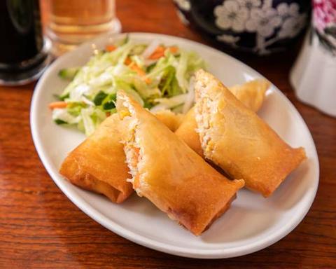 本格四川料理 中村屋 手作り春巻き Handmade Spring Rolls