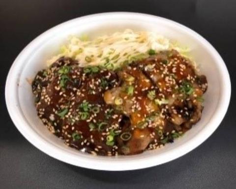 玄三大野芝店 Aミックス丼(ハラミ+カルビ)