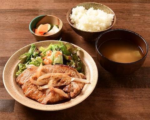 定食 居酒屋 木場くぼ 生姜焼き弁当 Ginger Pork Stir-Fry Set Meal